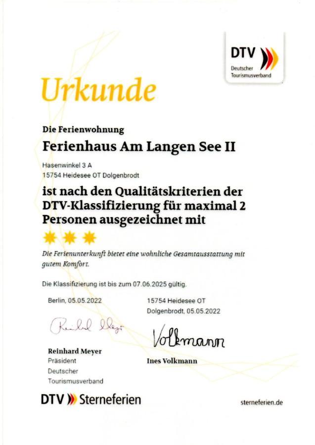 Ferienhaus Am Langen See II Heidesee Ngoại thất bức ảnh